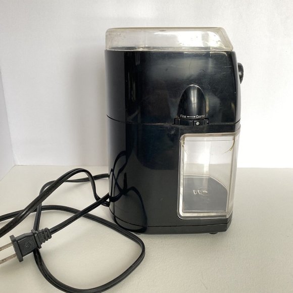 Melitta Electric Coffee Mill Grinder Kitchen Tool Model MEM1B Fine-Course WORKS - Picture 2 of 16